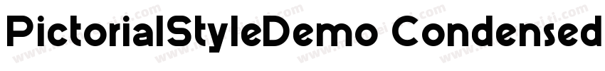 PictorialStyleDemo Condensed字体转换